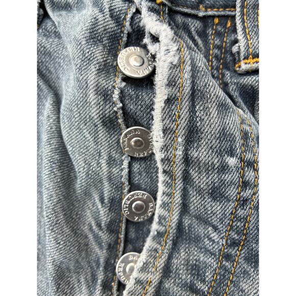 Banana Republic Distressed Black Denim Women's Jeans SIZE 8 - Picture 7 of 10